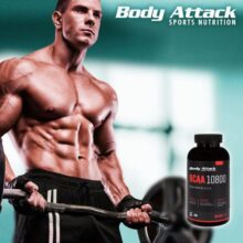 120 کپسول بی سی ای ای 10800 بادی اتک Body Attack BCAA 10800 668544ca3f879.jpeg