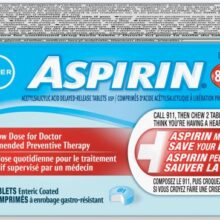 آسپرین 81 میلی گرم بایر 360 عددی ASPIRIN® 81mg Enteric Coated