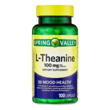 ال تیانین اسپرینگ والی 100 عددی Spring Valley L-Theanine 100 mg
