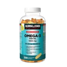 امگا 3 کرکلند 1300 میلی گرم 330 عدد kirkland fish oil 1300
