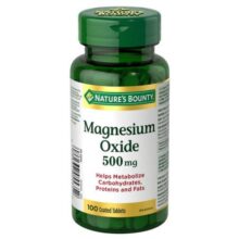 اکسید منیزیم نیچرز بونتی 100 عددی Nature’s Bounty Magnesium Oxide