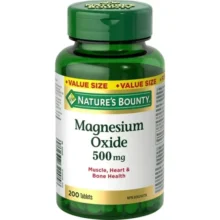 اکسید منیزیم نیچرز بونتی 500 میلی گرم 200 عدد 6626a21b090c5.webp