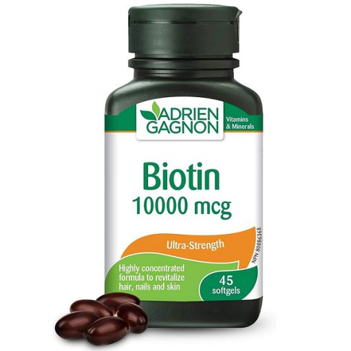 بیوتین ادرین گگنون 10000 میکروگرم 45 عدد Adrien Gagnon  Biotin 6654de30f039b.jpeg