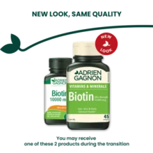 بیوتین ادرین گگنون 45 عدد Adrien Gagnon Biotin 10000mcg 6654de1f3dadd.webp