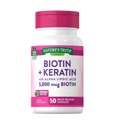 بیوتین نیچرز تریث Natures Truth Biotin + Keratin 6626a34c53fc5.jpeg