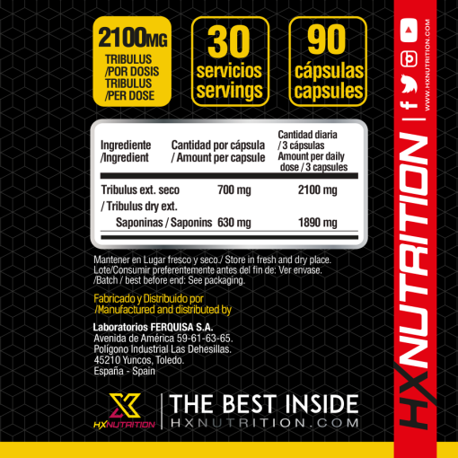 تریبولوس اچ ایکس نوتریشن HX Nutrition Tribulus 6651ef199e5d0.png