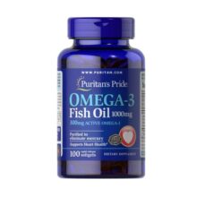 روغن ماهی امگا 3 پوریتنز پراید 100 عددی Puritan’s Pride Omega-3 Fish Oil 1000 mg