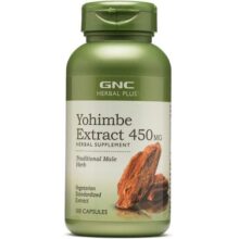 عصاره یوهیمبین جی ان سی 450 میلی گرم GNC Yohimbe Extract