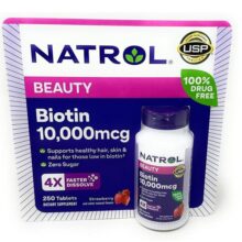 قرص بیوتین ناترول 250 عدد Natrol Biotin 10000mcg