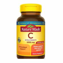 قرص ویتامین C اکسترا استرانگ نیچرمید 1000 میلی گرم 105 عدد