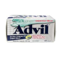 مسکن اکسترا استرنگ ادویل 50 کپسول Advil Extra Strength