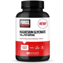 منیزیم گلیسینات فورس فاکتور 180 عدد Force Factor Magnesium Glycinate