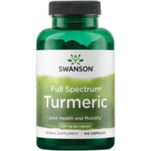 مکمل زردچوبه سوانسون 720 میلی گرم 100 عدد Swanson Turmeric