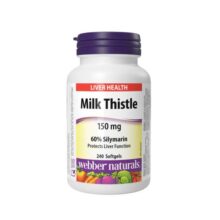 میلک تیستل وبر نچرالز Webber Naturals Milk Thistle 150 mg