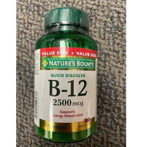 ویتامین B12 نیچرز بونتی 2500 میکروگرم 120 عدد 6626a1f14b377.jpeg