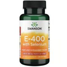 ویتامین ای 400 سوانسون با سلنیوم SWANSON  Vitamin E-400