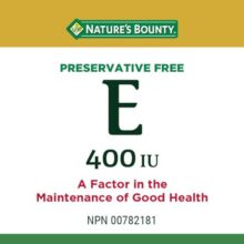 ویتامین ای نیچرز بونتی 400 واحد 200 عدد Nature’s Bounty Vitamin E 400IU 6654ceebd9718.jpeg