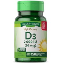 ویتامین دی نیچرز تریث Nature’s Truth Vitamin D3 2000 IU