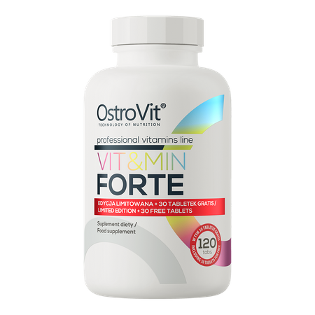 ویتامین و مینرال فورت استرویت 120 عدد OstroVit Vit&Min FORTE 6654dc44f34d7.png