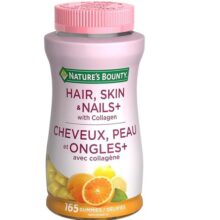 پاستیل تقویت کننده مو، پوست و ناخن نیچرز بونتی حاوی کلاژن 165 عدد 6651e6db9d320.jpeg