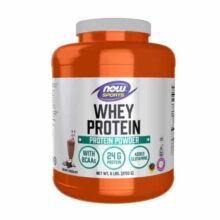 پروتئین وی ناو 2722 گرمی NOW Whey Protein, Creamy Chocolate Powder