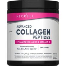 پپتیدهای کلاژن و اسید هیالورونیک و ویتامین سی نئوسل 195 گرمی NeoCell Advanced Collagen Peptides + Hyaluronic Acid