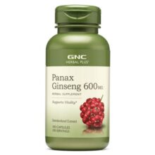 کپسول جینسینگ جی ان سی GNC Panax Ginseng 600mg