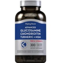 گلوکزامین کندرویتین MSM پایپینگ راک حاوی زردچوبه