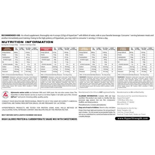 گینر هایپر گین هایپر استرنگ HyperStrength Hyper Gain 12lbs 662693c12de0b.webp