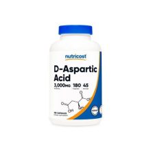 دی اسپارتیک اسید نوتری کاست 180 عددی Nutricost D-Aspartic Acid Capsules
