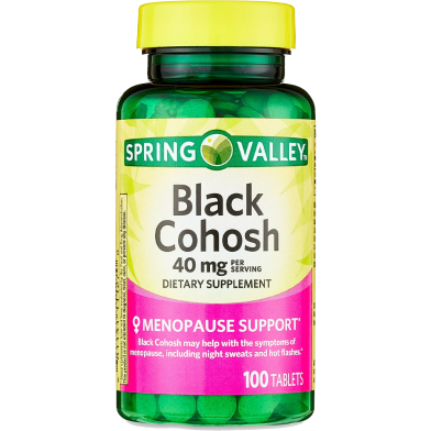 کوهوش سیاه اسپرینگ والی Spring Valley Black Cohosh 40mg